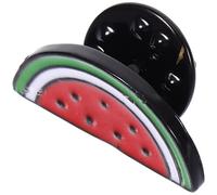 VALICLUD Broche Pastèque en Alliage Colorée 1 Pièce, Épingle à Châle Femme Originale, Pince à Pull et Col de Chemise, Accessoire Mode pour Fête et Présent Femme Élégant