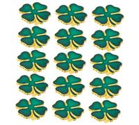 VALICLUD Broche Trèfle à Quatre Feuilles Émail Métallique, Lot De 20 Pièces, Épingles De Revers Pour Homme Et Femme, Accessoire Formel Pour Costume, Fête Et Tenue Élégante