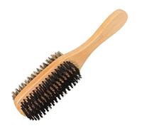 VALICLUD Brosse à Barbe avec Tête Imprégnée Kit Entretien de Barbe Peigne Inclus pour Hommes Outil de Coiffage pour Moustache et Bouc