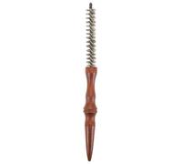 VALICLUD Brosse à Cheveux Ronde en Poils de Sanglier Petite Brosse de Coiffage Résistante la Chaleur et Femmes Format Portable pour Brushing et Coiffure Précise