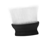 VALICLUD Brosse à Épousseter pour Cou de Barbier Brosse Coiffante Cheveux Courts Plastique Noir et Blanc pour Salon de Coiffure