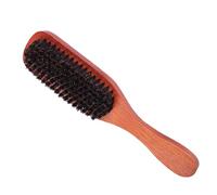 VALICLUD Brosse à Poils de Sanglier Bois Écologique Brosse Coiffante Pratique pour Salon et Usage Maison Démêlante Douce pour Cheveux Secs et Mouillés Outil de Beauté Capillaire