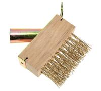 VALICLUD Brosse de Désherbage en Fil D’Acier Trempé Grattoir Tête Dure Crochet Métallique Manche Long Outil de Nettoyage Anti-Mousse pour Joints de Pavage Plateformes et Jardin