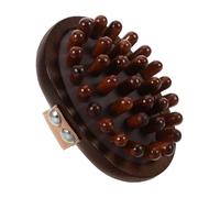 VALICLUD Brosse de Massage Naturel pour Méridiens Peigne Exfoliant Ergonomique à Main pour Corps et Fatigue des Jambes et Détente Énergétique