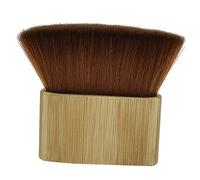 VALICLUD Brosse de Nettoyage Cheveux Cassés en Nylon Bois Brosse Douce Anti-peluches pour Salon de Coiffure Usage Professionnel Nettoyage Contour Oreilles et Nuque