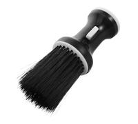 VALICLUD Brosse De Toilettage Cheveux Homme Poils Doux Nettoyage Cou Salon De Coiffure Noir Plumeau Polyvalent Pour Barbe Moustache