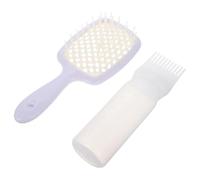 VALICLUD Brosse Démêlante Ventilée Brosse à Cheveux Lissante Et Antistatique Peigne De Massage Du Chevelu Humide Et Sèche Pour Cheveux Bouclés Et Lisses