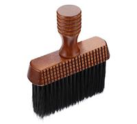 VALICLUD Brosse Nettoyante Pour Cheveux Cassés Manche En Bois Brosse Douce Haute Densité Pour Coiffeurs Professionnel Usage Salon Dépoussiérage Contour Cou Et Oreilles