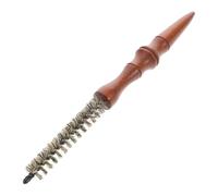 VALICLUD Brosse Ronde Petite Poils De Sanglier Brosse à Cheveux Bois Coiffage Boucle Lissage Portable Pour Cheveux Courts Hommes Et Femmes