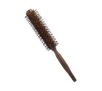 VALICLUD Brosse Ronde Pour Cheveux Bouclés Longs Et Épais Avec Soies De Sanglier Et Manche Bois Pour Démêler Et Lisser