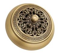 VALICLUD Brûleur de Parfum en Cuivre Pur, Porte-Parfum Creux Compact, Finition Soignée, Structure Stable, pour Aromathérapie et Relaxation, Usage Domestique et Bureau