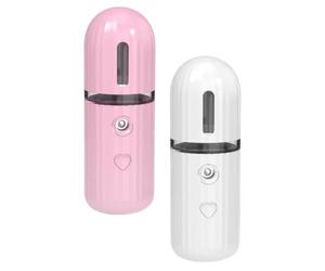 VALICLUD Brumisateur Facial Portable 2pcs en Abs Hydratant pour Visage Grosse Capacité, Pratique pour Maison et Bureau, Ne Ruine Pas le Maquillage