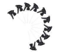 VALICLUD Buse De Vaporisateur De Remplacement 10 Pcs pour Bouteille Standard 28/400 Noir Réglable Outil D'arrosage des Plantes Pulvérisateur à Jet Adaptable