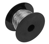 VALICLUD Câble à Linge en Acier Inoxydable 06 MM 1X7 Fil de Séchage Extérieur 100 M Résistant aux Intempéries Corde à Linge pour Balcon et Jardin Câble de Séchage Robuste et Flexible