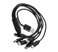 VALICLUD Câble de Charge Multi USB Type-c pour Voiture Charge Rapide et Synchronisation Câble de Recharge Multiple pour Appareils Variés