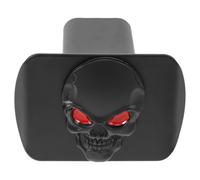 VALICLUD Cache-Boule Attelage Métal avec Design Tête de Mort Protection Anti-poussière pour Voitures Camions et Remorques Compatible Plupart des Crochets de Remorquage