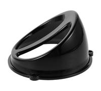 VALICLUD Cache D’admission D’air pour Capot Moteur de Moto Noir, Couvercle Ventilé Compatible Scooter Qiaoge, Décoration Aérodynamique Résistante à L’usure pour Modification Extérieure