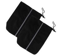 VALICLUD Cache de Rétroviseur Extérieur Imperméable Bande Réfléchissante 2pcs en Tissu Oxford Neige Voiture pour Miroirs Arrière en Extérieur