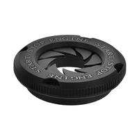 VALICLUD Cache Décoratif Bouton-poussoir Voiture, Protection Anti-rayures pour Commutateur D'allumage, Anneau de Démarrage Rotatif Noir Mat, Accessoire Automobile Robuste et Sécurisé