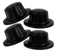 VALICLUD Cache-écrou pour Pales de Ventilateur de Table 4pcs Noir Plastique