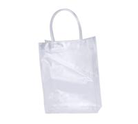 VALICLUD Cadeau Transparent Plastique Avec Poignée Pochette à Bonbons Portable Pour Fête Anniversaire Usage Multiple