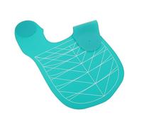 VALICLUD Cape de Coupe Cheveux Silicone Collier de Guidage pour Coiffure Tapis de Coupe Imperméable avec Repères Étendue pour Protection Vêtements
