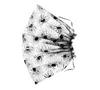 VALICLUD Cape D'halloween Garçon Et Filles En Tulle Noir Toile D'araignée, Cape Décorative Légère Pour Fille, Costume D'araignée Fête Et Cosplay, Accessoire Halloween Taille Unique