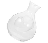 VALICLUD Carafe à Liqueur en Verre Japonaise Petite Taille Ronde, Carafe à Vin Transparente pour Décantation, Distributeur de Saké et Whisky, pour Service à Domicile et Dégustation
