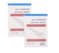 VALICLUD Carnet de Factures pour Petites Entreprises 2pcs Suivi des Commandes et Documentation Complète en Papier Multi-colonnes pour Restaurants et Boutiques