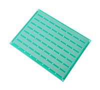 VALICLUD Carte de Circuit Imprimé Multifonctionnelle 15x20 Cm pour Prototypage Électronique, Plaquette Expérimentale Verte pour Projets DIY, Outil Soudable pour Bricoleurs Experts