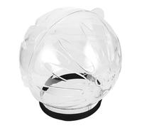 VALICLUD Casque pour Chat Grand Taille en ABS Transparent Cagoule Post-Opératoire Souple Anti Léchage et Morsure Protection Respirante pour Chat Après Chirurgie