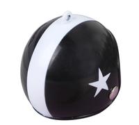 VALICLUD Casque pour Hamster Noir Étoiles Blanches, Accessoire Photo pour Petits Animaux de Compagnie, Casque Chapeau Léger et Confortable, Amusant pour Hamster Actif et Curieux