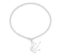 VALICLUD Ceinture à Cristaux Scintillante Femme Chaîne De Taille Métal Ajustable Pour Mariage Fête Robe De Soirée 110 Cm Glamour Abdominale Taille Fine