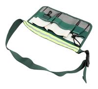 VALICLUD Ceinture Utilitaire pour Femmes en Toile Oxford Verte 7 Poches Renforcées, Réfléchissante et Ajustable, pour Jardinage et Construction