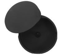 VALICLUD Cendrier Silicone Rond avec Couvercle Anti-Projections Résistant Chaleur et Décoratif pour Maison Rangement Pratique des Cendres Design Moderne et Antichoc