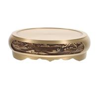 VALICLUD Cendrier Vintage avec Base Fu Décorative Stable et Simple Cendrier Rond avec pour Cigarettes Accessoire de Bureau et Maison Cadeau Artisanal Élégant