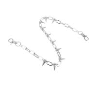 VALICLUD Chaîne de Montre de Poche Punk Rivet Métal pour Jeans et Gilet Accessoire Hip Hop Unisexe pour Pantalon et Veste Bijou Mode Rock pour Hommes et Femmes