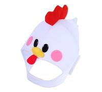 VALICLUD Chapeau De Poussin Petit Chapeau De Poussin Drôle Casquette De Fête Douce Accessoires De Cosplay D'halloween Casquette De Fête Des Garçons Chape De Partie De Lit Coton Pp Blanche