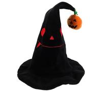 VALICLUD Chapeau de sorcière : Costume d'Halloween pour adultes et enfants - Breloque citrouille pointue - Décoration de cosplay pour fêtes de fin d'année et accessoire de scène