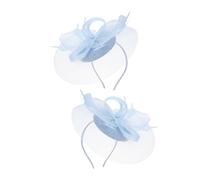 VALICLUD Chapeau Fascinateur pour Femme Mariage avec Voilette en Tulle Accessoire Coiffure Chic pour Banquet ou Fête Spécial