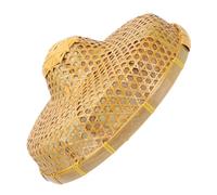 VALICLUD Chapeau Soleil Tissé Main Protection UV Chapeau Paille Rétro pour et Danse Accessoire Élégant
