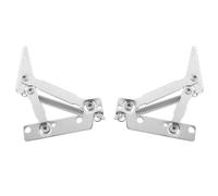 VALICLUD Charnière de Canapé à Ciseaux 80 Degrés Paire de Charnières de Porte de Meubles Ressort Intégré Acier Poli Lisse Pliables pour Meuble D'intérieur Quincaillerie Robuste pour