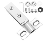 VALICLUD Charnière De Porte De Douche Verre Charnière Pivotante Acier Inoxydable Pour Porte De Salle De Bain Design Rectangulaire Moderne