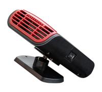 VALICLUD Chauffage de Voiture Portable 12 V Compact en Abs Noir et Rouge, Dégivreur de Pare-brise, Chauffage D’appoint pour Véhicules 12 Volts, Bus, Suv et Camions, Branchement