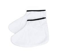 VALICLUD Chaussettes de Waxing Hydratantes Coton pour Thérapie Chaleur de Couvre Insulés Blanc pour Soin Intensif