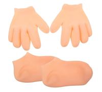 VALICLUD Chaussettes Hydratantes pour Femmes et Protège-mains Hydratants pour Mains Sèches Lot Porter Après Application de Crème le Soir