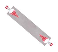 VALICLUD Chemin de Table de Noël Gris Style Poupées sans Visage Nappe Décorative Rustique pour Dîner de Noël Accessoire Photo Festif Décoration de Fête pour Maison et Restaurants