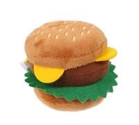 VALICLUD Chien en Peluche Résistant aux Morsures Design Imitation Nourriture Adorable, Interactif Dispositif Sonore Intégré pour Chiots en Jeu et Détente