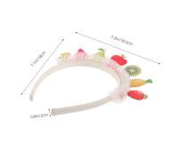 VALICLUD Children's Fruit Headbands Lightweight Breathable Mesh Lace Hair Accessories Cute Sequined Fruit Design For Party Performance And Daily Wear