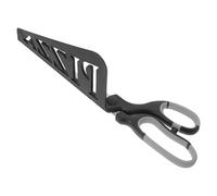 VALICLUD Ciseaux à Pizza en Acier Inoxydable Antiadhésifs, Poignée Ergonomique Noire/grise, Détachables 2-en-1 Cuisine Maison et Restaurant, Trancheuse Pratique pour Découpe et Service